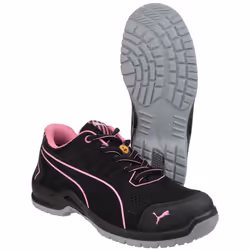Puma Safety Fuse Tech Lightweight Ladies Lace up Safety Trainer Black