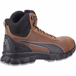 ) Puma Safety Condor Mid Nubuck Brown Safety Boots - Brown, 6 (Adults'