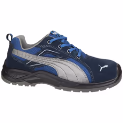 ) Puma Safety Omni Sky Low Suede+Textile Blue Safety Trainers - Blue, 10.5 (Adults' - Additional view 4