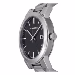 Burberry BU9001 Black Dial Stainless Steel Unisex Watch