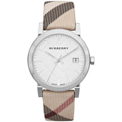 Burberry BU9022 Check tela Ladies Watch UK Seller Warranty
