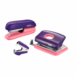 Rapid 5000372, Pink, Purple, 10 sheets, 10 sheets, Top, Standard clinch, 3.8 cm