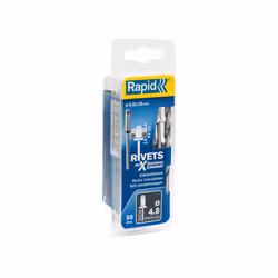 Rapid Stainless Steel Rivets 4.8 x 18mm (Blister of 50) RPD5000397