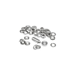Rapid 5000413 Grommets 12 x 23mm 25 + Metal Anvil & Hammer