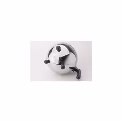 Bredemeijer Teapot Bella Ronde 1,2L, black fittings, Stainless Steel, 1.2
