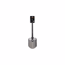 Fiskars Universal Shovel, Length: 70 cm, Weight: 479 g, Aluminium Leaf/Plastic Handle, Black, 1001574