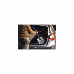 Fiskars Universal Shovel, Length: 70 cm, Weight: 479 g, Aluminium Leaf/Plastic Handle, Black, 1001574