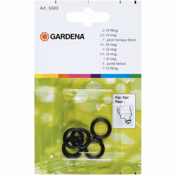 GARDENA O-Ring: Multifaceted sealing ring for connecting all fittings and connections to such attachments as pulse sprayers a ...