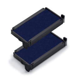 Trodat Replacement Pads  Printy 4912 Stamp  2 Pack  Blue 6/4912BLU