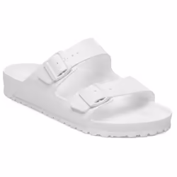 Birkenstock Arizona Essentials, Sandals, Unisex, Adult, White, Monotone, Buckle closure