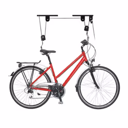 Bicycle Garage Storage Rack, Bike Lifter, up to 20kg, Ceiling Holder, Black