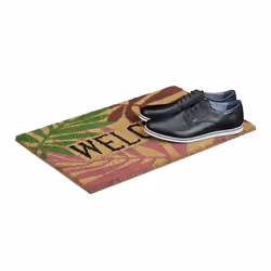 Relaxdays 10016776 Decorative doormat Indoor/outdoor Rectangular Brown