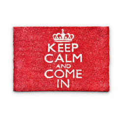 Relaxdays 10016779 Decorative doormat Indoor/outdoor Rectangular Red