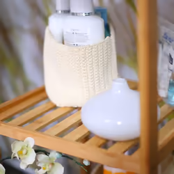 Relaxdays 10013496 bathroom wall shelf