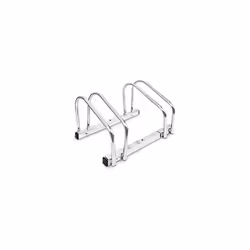 2Bike Stand for Floor and Wall Mounting Bike Parker for 2 Bicycles made of Chromed Steel RainProof Bike Holder for Outdoors 2 ...