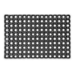 Relaxdays 10013939 Rubber mat Outdoor Rectangular Black