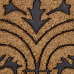 Relaxdays 10016711 door mat Decorative doormat Indoor/outdoor Half-round Black, Brown - Additional view 5