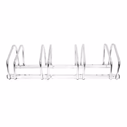 Bike Stand For 4 Bikes, Floor And Wall Mount, 26 x 100 x 32 cm, Outdoor Bike Holder Rack, Steel, Silver