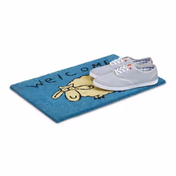 Relaxdays 10017712 door mat Decorative doormat Indoor/outdoor Rectangular Blue