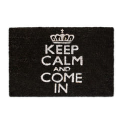 Relaxdays 10017759 Decorative doormat Indoor/outdoor Rectangular Black, White