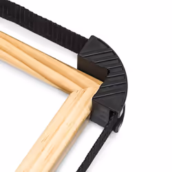 Relaxdays Strap Wrench With 4 Clamping Jaws 4m Nylon Strap Clamp Jaws for Gluing  Nailing  Screwing Freely Adjustable 3 x 10 x 28 cm  Black