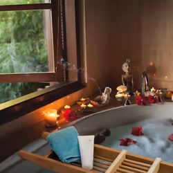 Relaxdays 10018791 bathtub tray Wood Bamboo