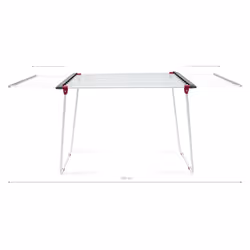 Relaxdays 10018866 laundry drying rack/line Floor-standing rack Grey, Red, White - Additional view 4