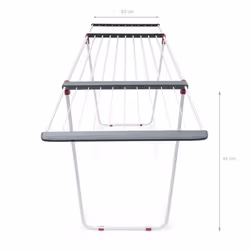 Relaxdays 10018866 laundry drying rack/line Floor-standing rack Grey, Red, White - Additional view 5