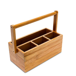Relaxdays 10018880 desk tray/organizer Bamboo Natural