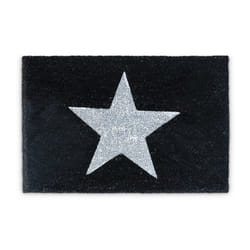 Relaxdays 10019008 door mat Decorative doormat Indoor/outdoor Rectangular Black, White