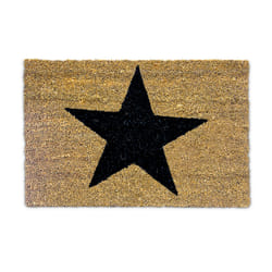Relaxdays 10019009 door mat Decorative doormat Indoor/outdoor Rectangular Black, Brown