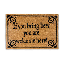 Relaxdays 10019010 Decorative doormat Indoor/outdoor Rectangular Brown