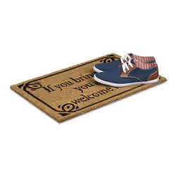 Relaxdays 10019010 Decorative doormat Indoor/outdoor Rectangular Brown