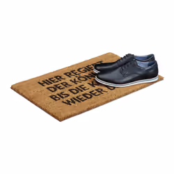 Relaxdays 10019013 Decorative doormat Indoor/outdoor Rectangular Black, Brown - Additional view 3