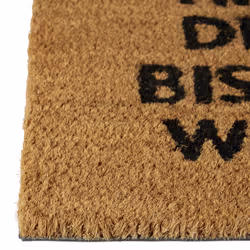 Relaxdays 10019013 Decorative doormat Indoor/outdoor Rectangular Black, Brown - Additional view 4