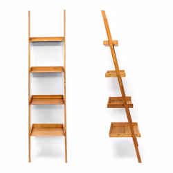 Relaxdays 10019169 shelve Modular shelf Wall mounted Bamboo Brown