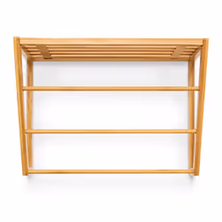 Relaxdays 10019193 Towel holder Wall-mounted Wood