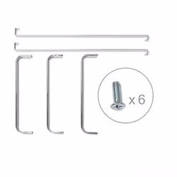 Relaxdays 10019259 Towel holder Wall-mounted Stainless steel - Additional view 4