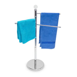 Relaxdays 10019262 towel holder/ring Floorstanding Stainless steel