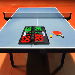 Relaxdays 10020142 table tennis equipment Freestanding Black Plastic
