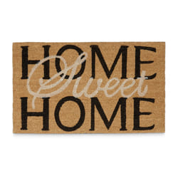 Relaxdays 10020170 Decorative doormat Indoor/outdoor Rectangular Black, Brown
