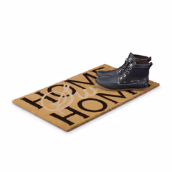 Relaxdays 10020170 Decorative doormat Indoor/outdoor Rectangular Black, Brown