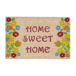 Relaxdays 10020171 door mat Decorative doormat Indoor/outdoor Rectangular Multicolour