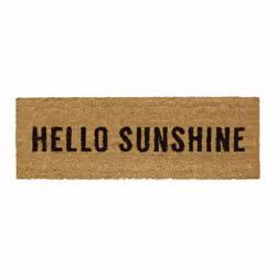 Relaxdays 10020181, Decorative doormat, Outdoor, Rectangular, Black, Brown, Pattern, Coconut