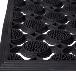 Relaxdays 10020193 door mat Rubber mat Outdoor Rectangular Black - Additional view 4
