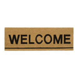 Relaxdays 10020197 door mat Decorative doormat Indoor/outdoor Rectangular Black, Brown