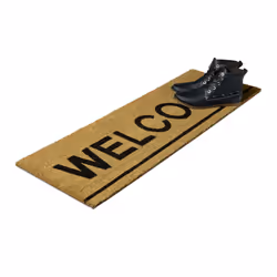 Relaxdays 10020197 door mat Decorative doormat Indoor/outdoor Rectangular Black, Brown
