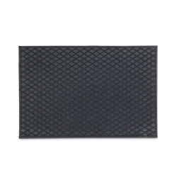 Relaxdays 10020202 door mat Decorative doormat Outdoor Rectangular Black