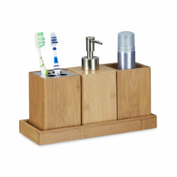Relaxdays 10020224 bath accessory set