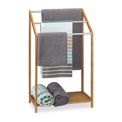 Relaxdays 10020291 towel holder/ring Floorstanding Bamboo